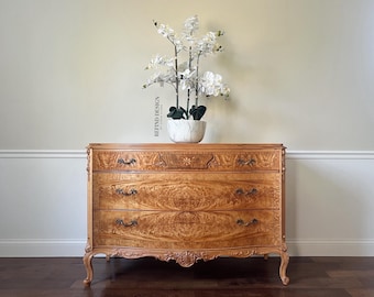 SOLD! Antique French Provincial Maple Dresser