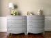 SOLD-Hepplewhite Bedside Chests, Vintage Oversized Nightstands 