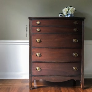 SOLD Antique Hepplewhite Matching Dressers, Bedroom Furniture - Etsy