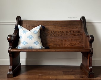 Antique Church Pew, Entryway Bench