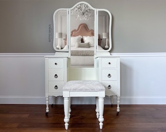 SOLD- 1920’s Antique Vanity, Dressing Table