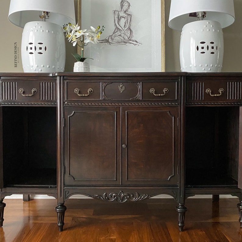 SOLD Antique Hepplewhite Buffet Victorian Sideboard Etsy Israel