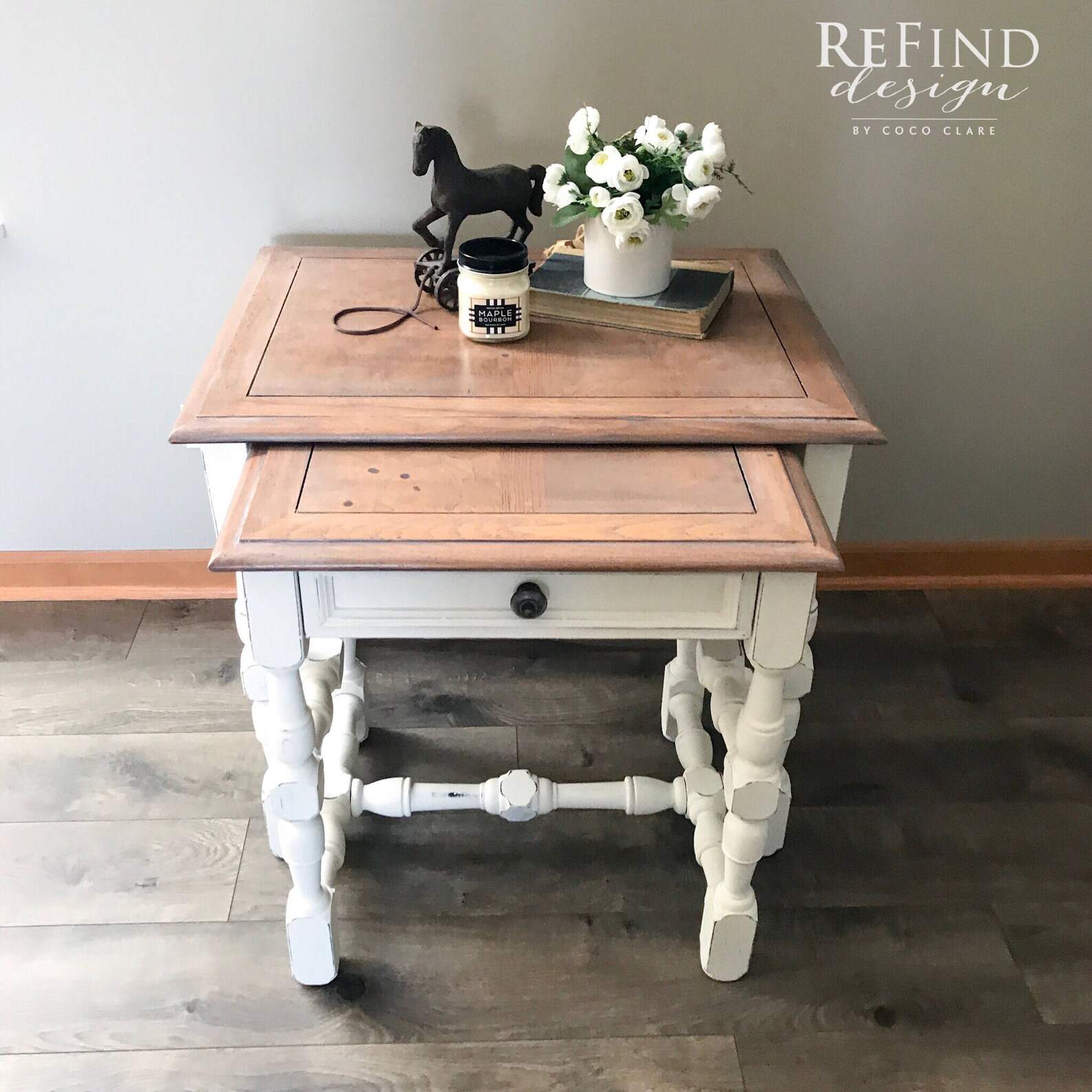 Soldfarmhouse Nesting Tables Living Room Family Room Etsy