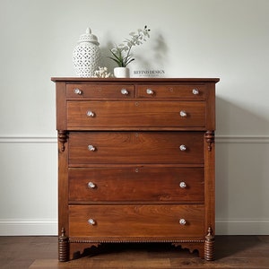 1800's Antique Farmhouse Dresser, Sideboard, Entryway Console