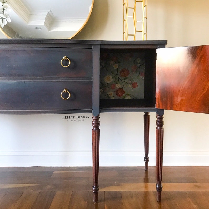 Soldantique Hepplewhite Buffet Traditional Sideboard Modern Etsy