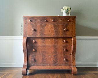 SOLD Antique Victorian Farmhouse Empire Chest of Drawers/Dresser