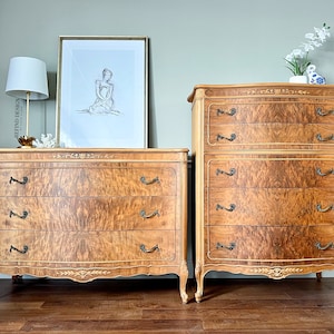 SOLD- Antique French Provincial Dresser Set