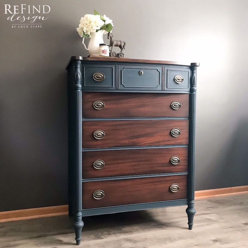 SOLD Antique Hepplewhite Matching Dressers Bedroom Furniture Etsy