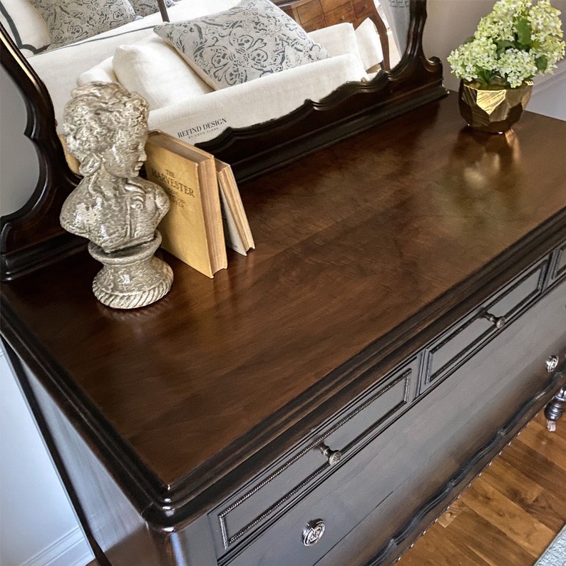 SOLD- 1920’s Victorian Dresser With Mirror, Entryway Console - Etsy