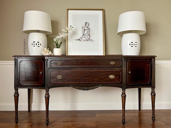 Traditional credenza cheap