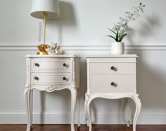 Antique French Provincial Nightstands/ Side Tables