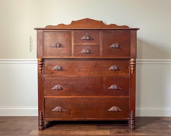SUMTER CABINET Solid Oak Rustic Country Style 70