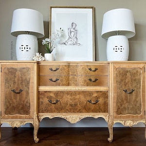 SOLD!! Antique French Buffet, Victorian Sideboard, Transitional Credenza