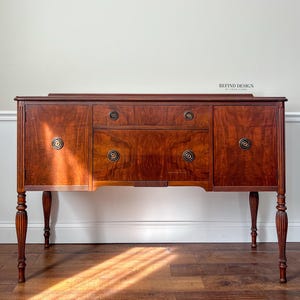 Customizable Antique Hepplewhite Buffet/ Sideboard RARE SIZE