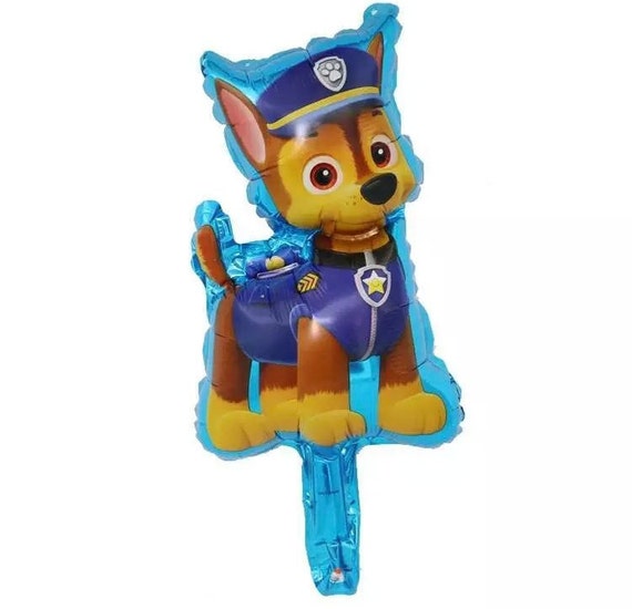 Chase Foil Balloon Paw Patrol Theme Chase Character Etsy