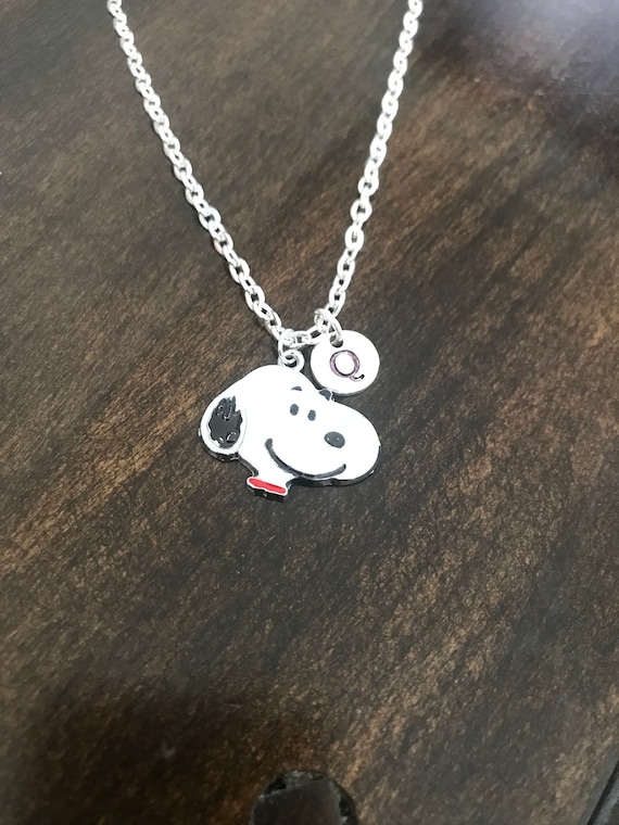 Snoopy charm necklace clearance