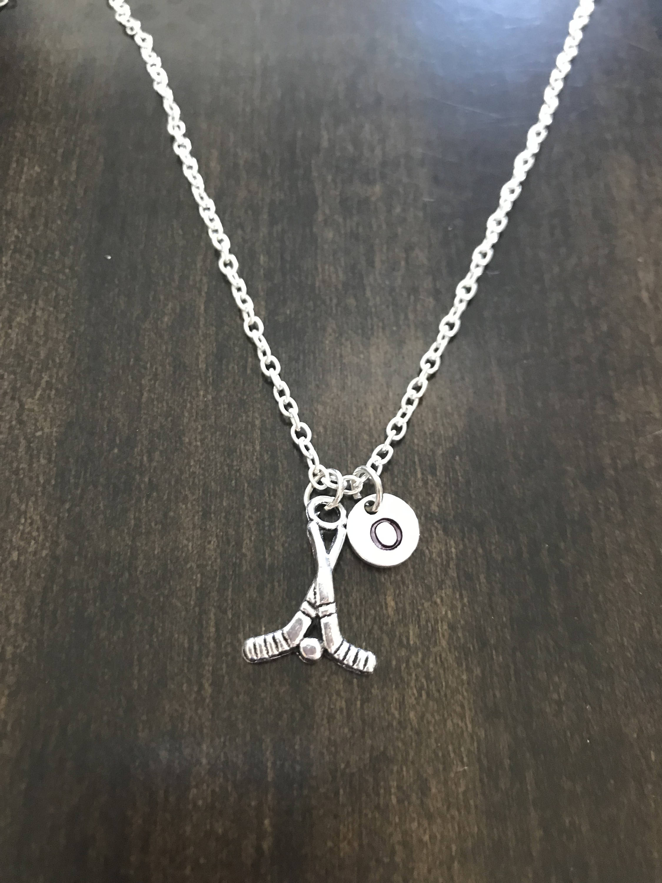 Hockey cross hotsell necklace