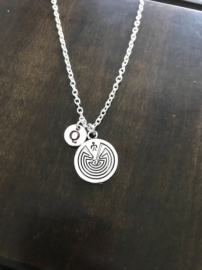 mother child charm necklace