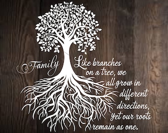 Family Tree Svg Etsy