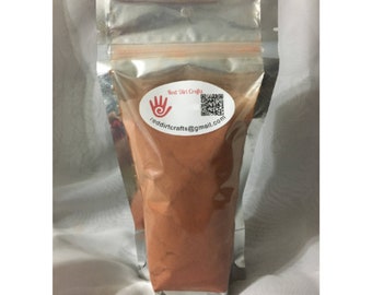 1 Pound Earthy Powder, Red Dirt Edible, Red Clay,Dirt, Edible Clay, Iron, Natural Iron, Oklahoma Red Dirt, Dried Clay, Powder Dirt, Eat Dirt