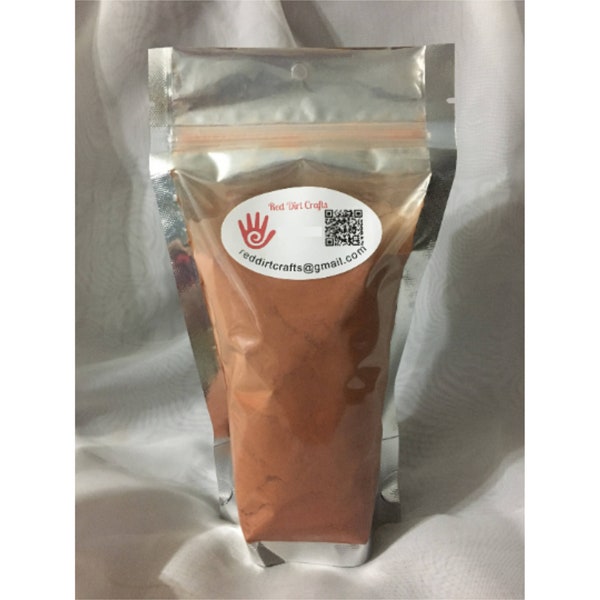 1 Pound Earthy Powder, Red Dirt Edible, Red Clay,Dirt, Edible Clay, Iron, Natural Iron, Oklahoma Red Dirt, Dried Clay, Powder Dirt, Eat Dirt