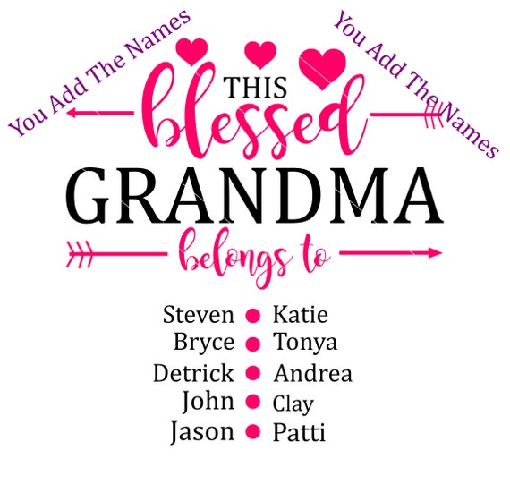 Free Free 123 I Love Grandma Svg SVG PNG EPS DXF File