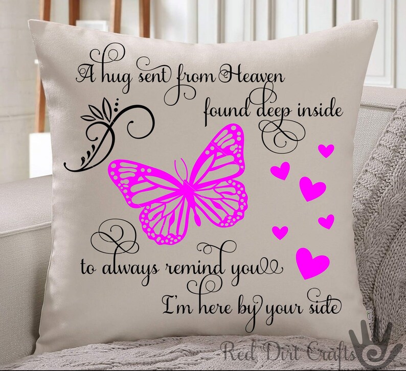 Download Clip Art Heaven Svg Svg Cutter Stencil Hug Sent From Heaven Svg A Hug Sent From Heaven I M By Your Side Butterfly Butterfly Memorial Svg Cricut Art Collectibles