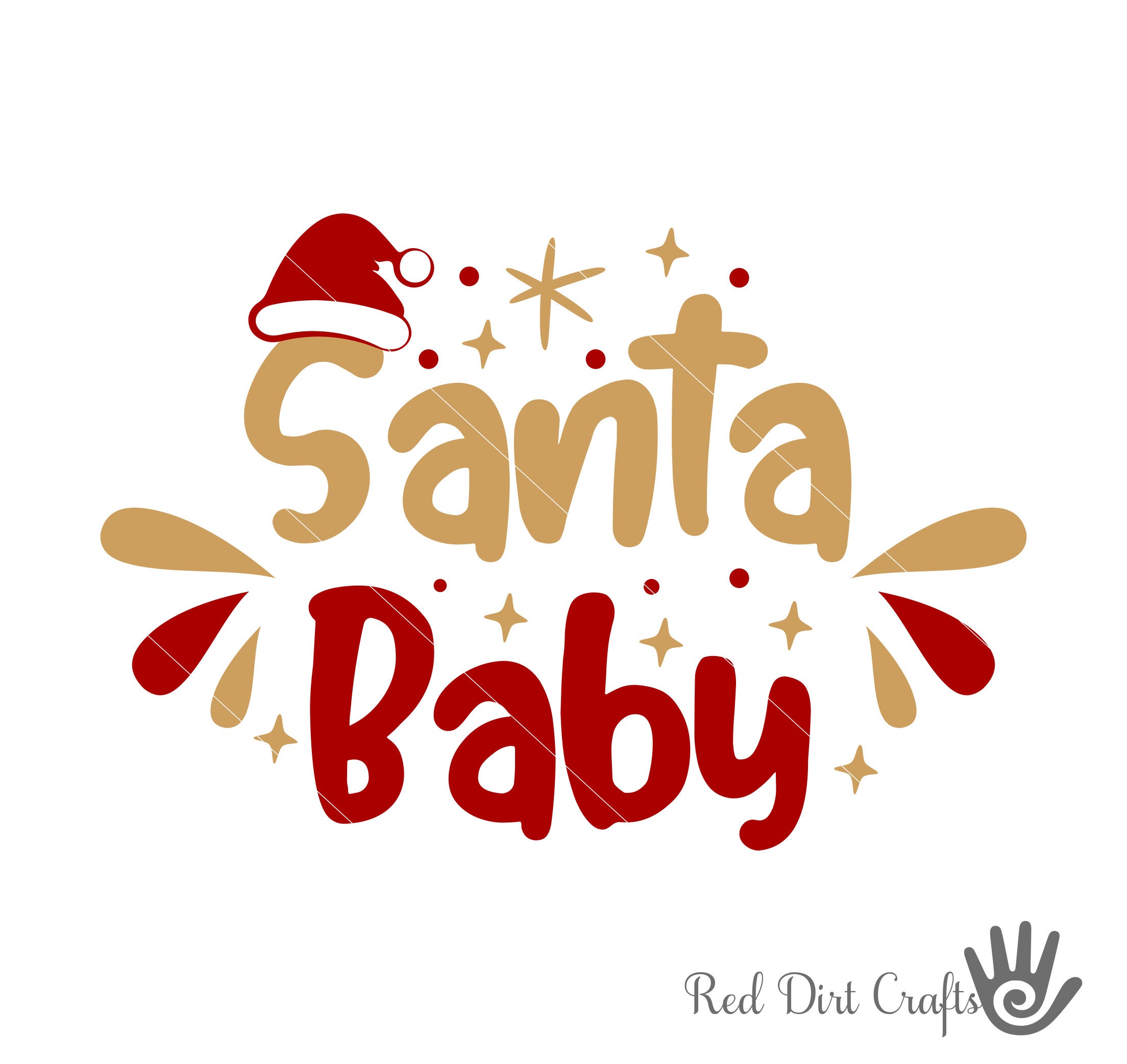 Christmas Baby Svg Dxf Png Pdf Santa Baby First - Etsy UK