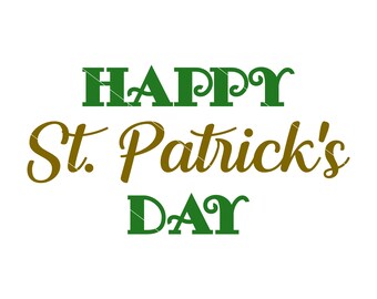 Archivos de corte SVG para el Día de San Patricio (Archivo digital)