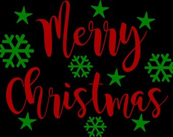 Merry Christmas Svg, Png, Dxf, Pdf, Christmas Cheer, Love Christmas, Merry Christmas Shirt, Cricut, Cutter, Silhouette, Stencil, Sublimation