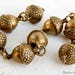 Antique bronze acorn charms / bronze acorns / acorn charms / bronze charms / connector charms / nature inspired