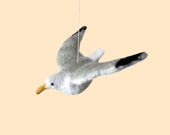 Felted Hanging Seagull