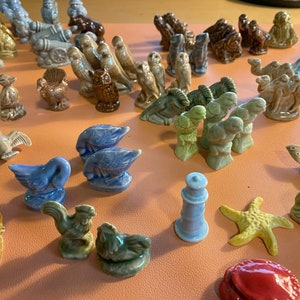 Collectible Wade figurines - Red Rose Tea - promotional miniatures, holidays, animals, ocean