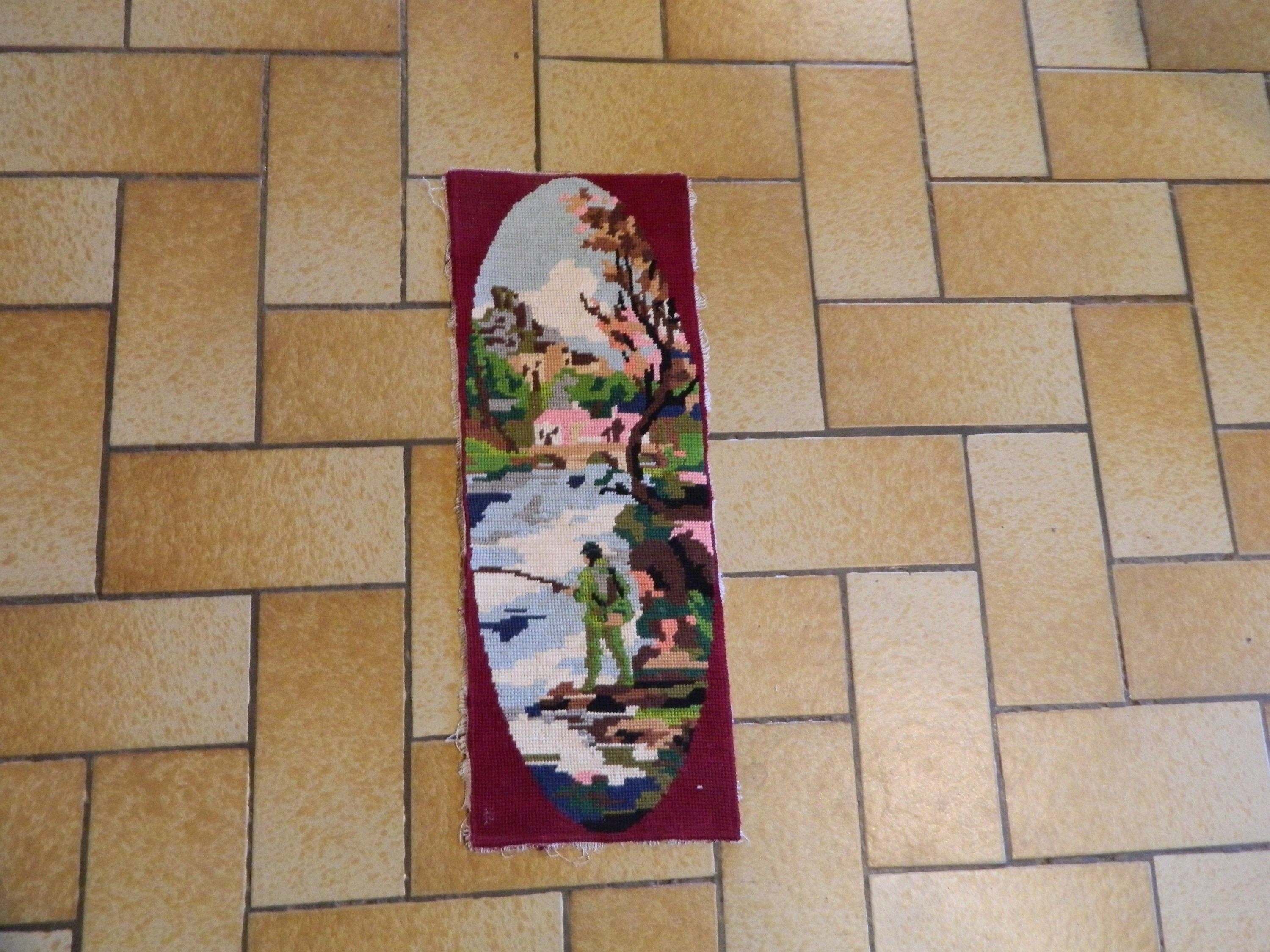 Mur Suspendu, Tapisserie Murale, Art Mural, Français Vintage, Toile Needlepoint, Tapisseries, Made i