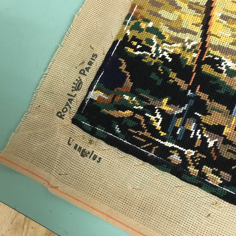 Man and Woman, Canvases, Vintage French, Needlepoint Canvas, Tapestry