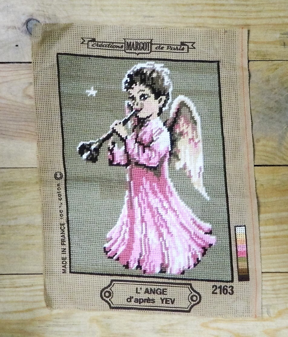 Ange Jouant Instrument Toile Tapisserie, Tapisserie Murale, Tapisseries Suspendus, Made in France, T