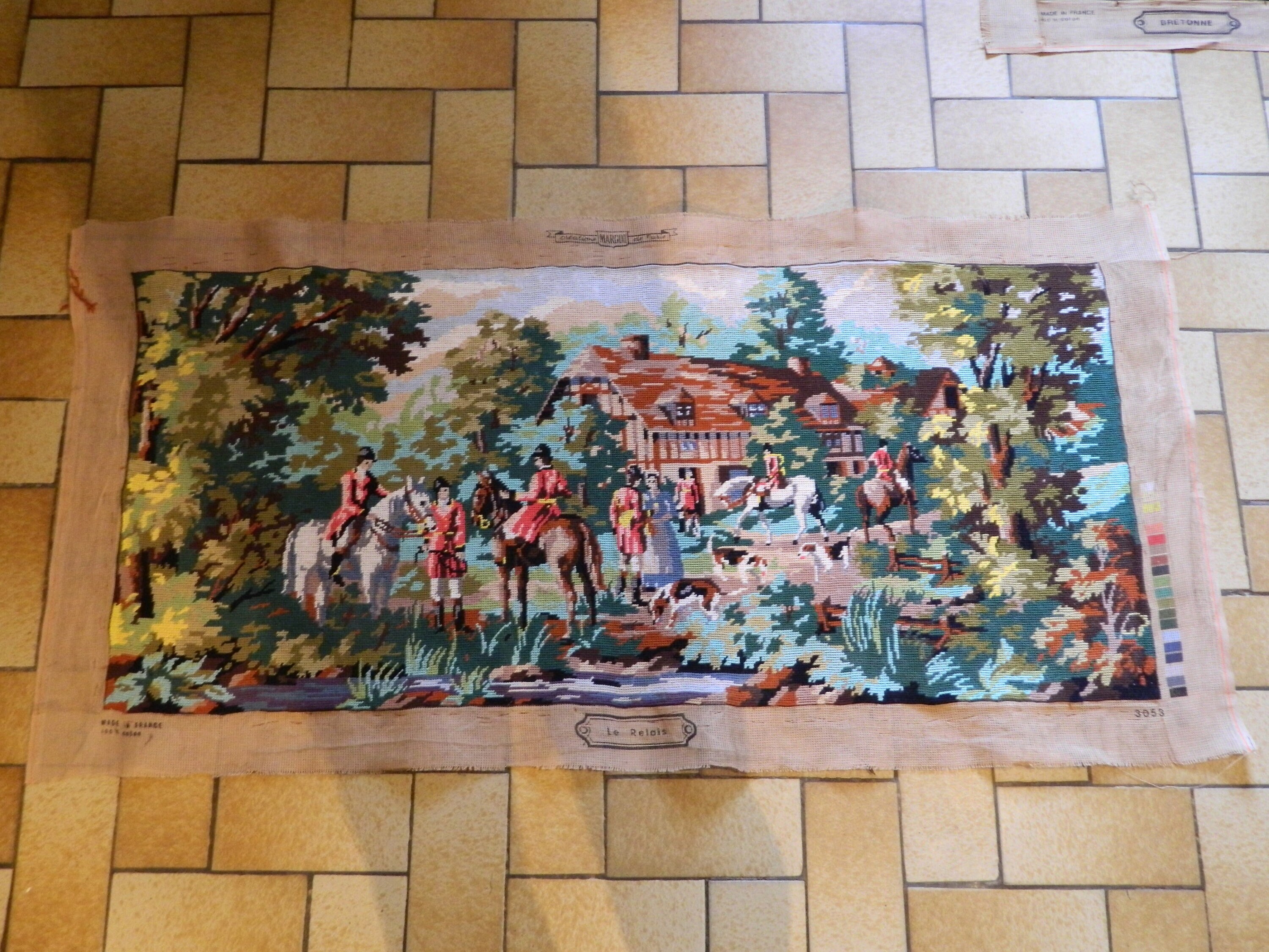 Cadeaux de Chasse, Chasse Au Renard, Art Mural Cadeaux Toile, Tapisserie Français Vintage, Toile Nee