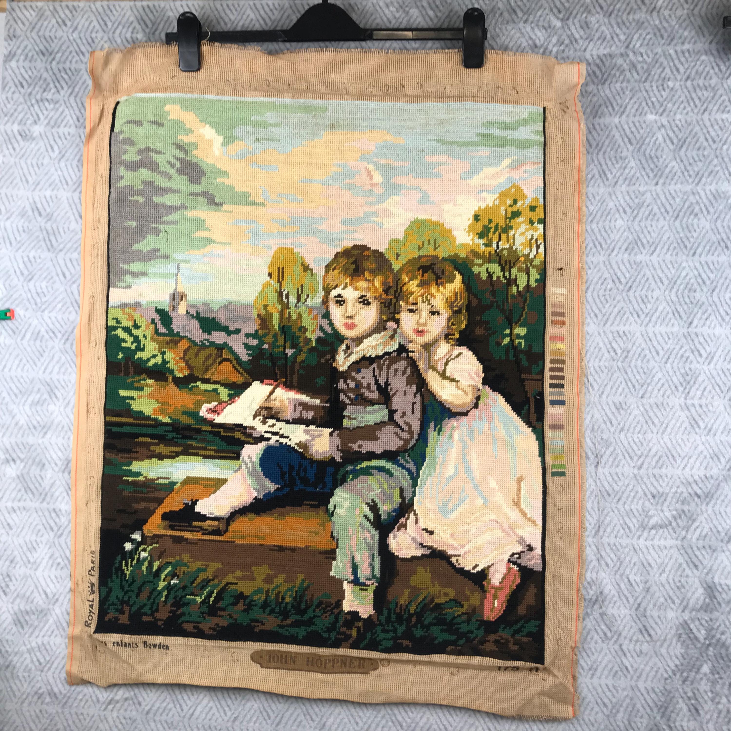 Vintage Seg De Paris Needlepoint Canvas - Etsy UK