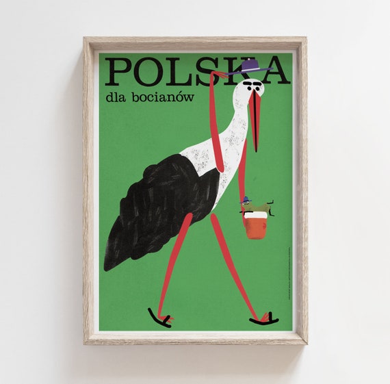 Polska Dla Poland for Storks Poster - Etsy