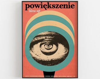 Blow-Up - Michelangelo Antonioni, 1966 | tribute movie polish poster, print, illustration, art, plakat, Powiększenie | B1 68x98 cm
