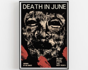 Death in June, Gig Poster, Original Poster From Concert in Poland