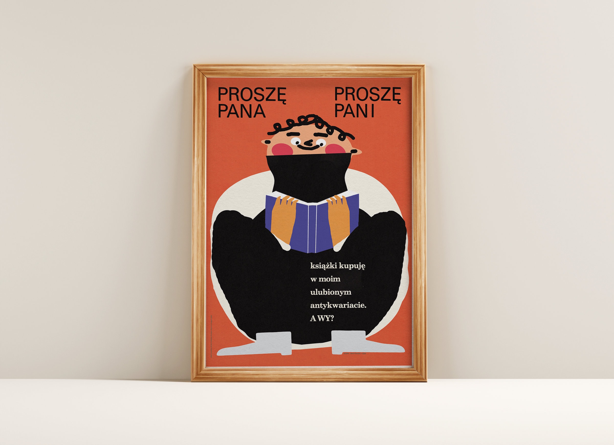 Hi Mrs hi sir I buy old books, bookshop, bookstore poster, antykwariat, books, vintage, print, illustration, art, literature, reading, retro