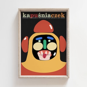 La Soupe aux choux (Jean Girault, de Funès, Carmet, Villeret) pôster polonês do filme, impressão, ilustração, arte, plakat | A1 84,1x59,4 cm