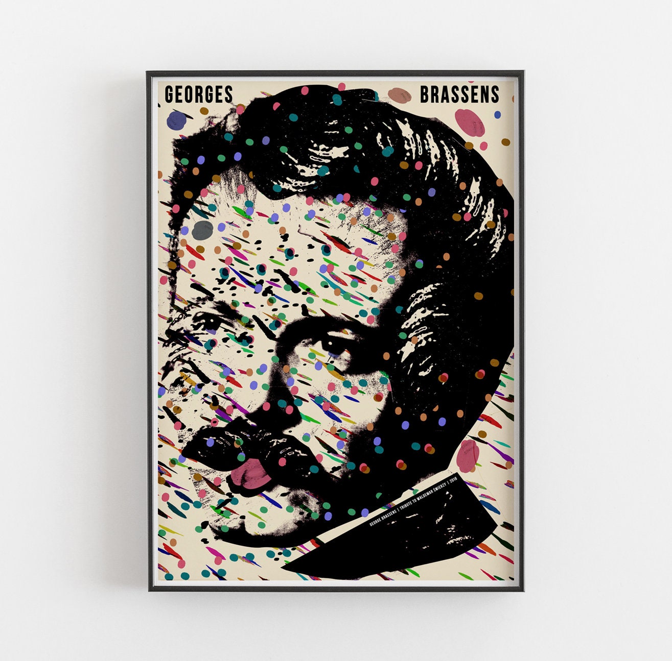 Georges Brassens 音楽ポスター コレクション
