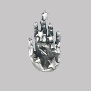 Sterling Silver Hand Charm Pendant