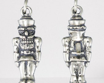 Sterling Silver Nutcracker Charm Pendant