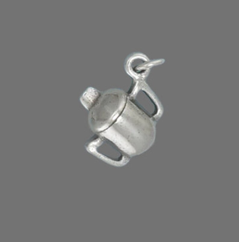 Sterling Silver Baby Sippy Cup Pendant Charm Etsy