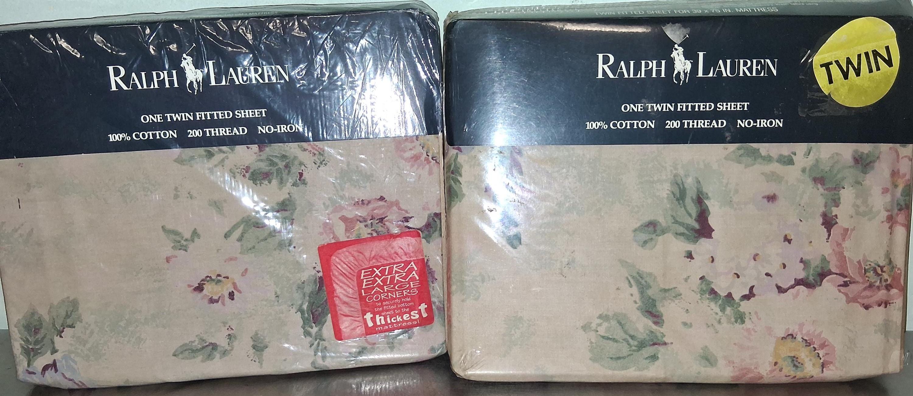 Ralph Lauren One twin fitted sheet 【公式通販】