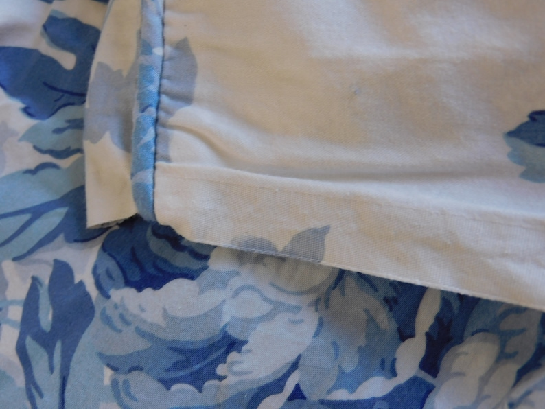 Ralph Lauren Elsa Blå - Påslakan eller tyg Blå & Vit Bomull - Obehandlad bild 3