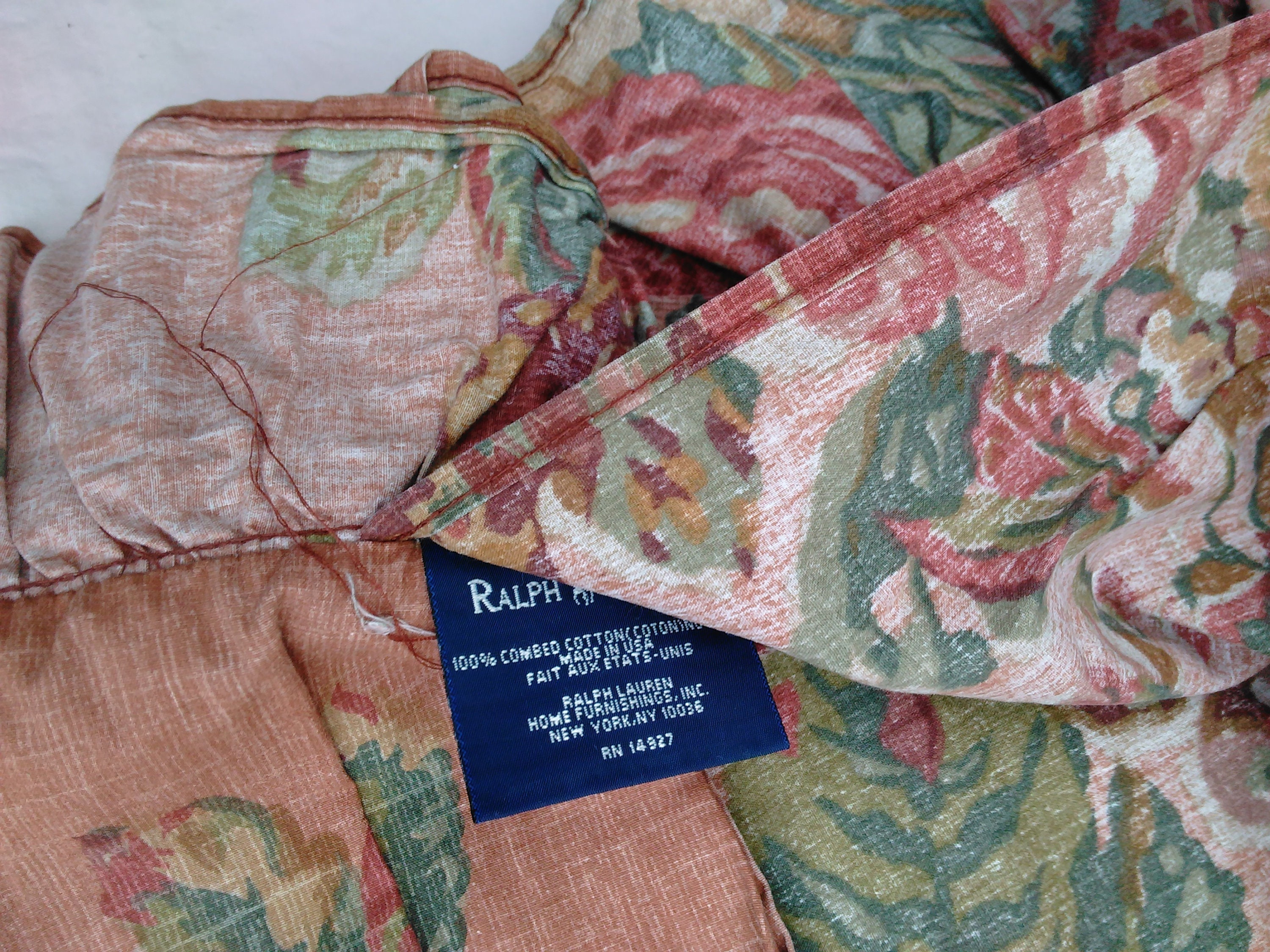 Ralph Lauren Maura Standard Ruffled Pillow Sham-3 Available-excellent ...